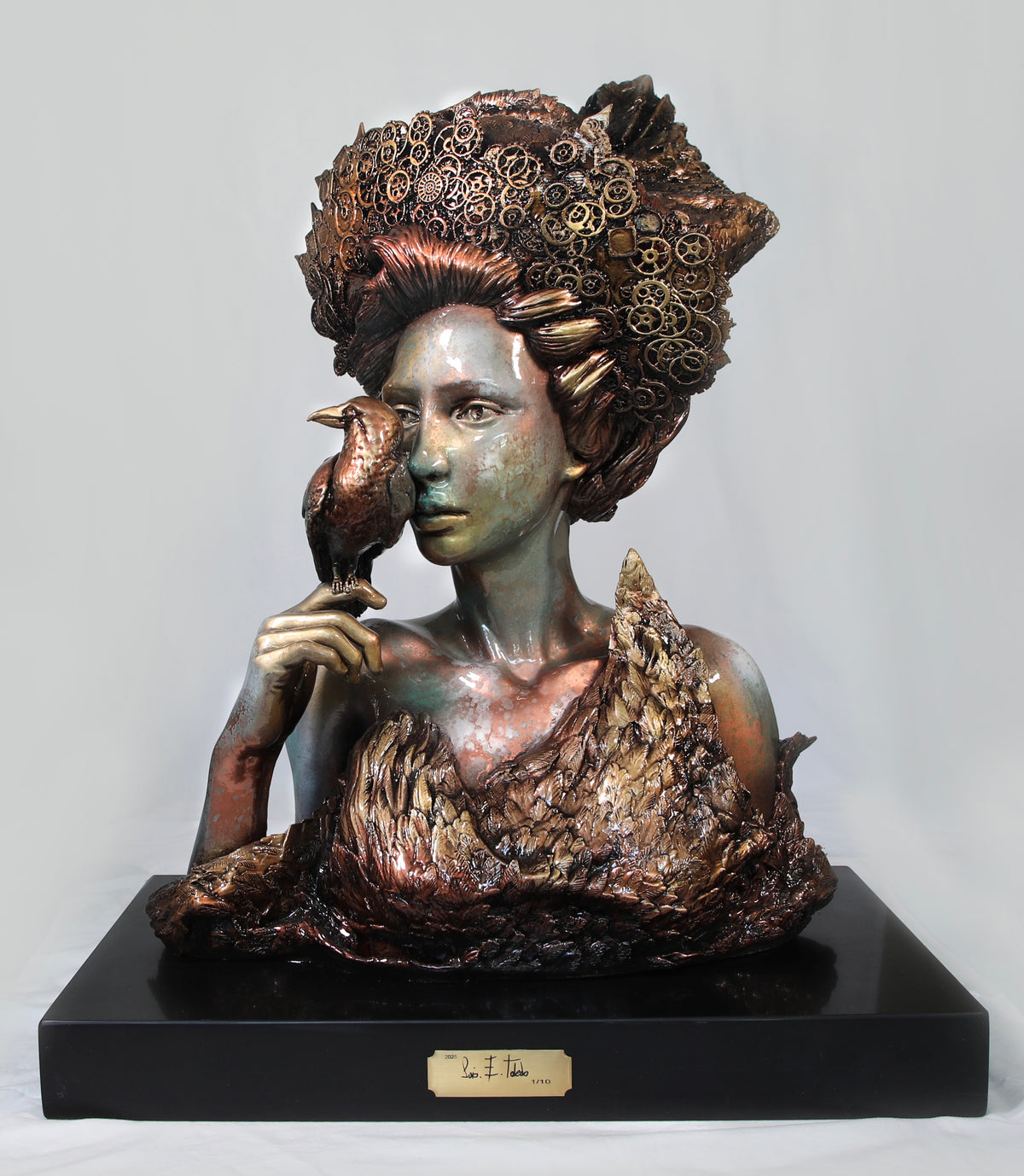 Nevermore Resin Sculpture - Original Work by Luis E Toledo Art
