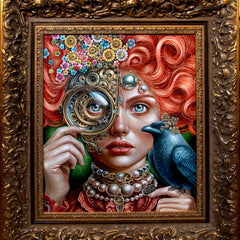 "Nunca Mas" Original Painting 20"x 24" Oil on Canvas thumbnail 2