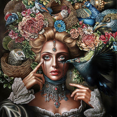 "Only This and Nothing More" Original Painting 60"x 72" Oil on Linen thumbnail 1