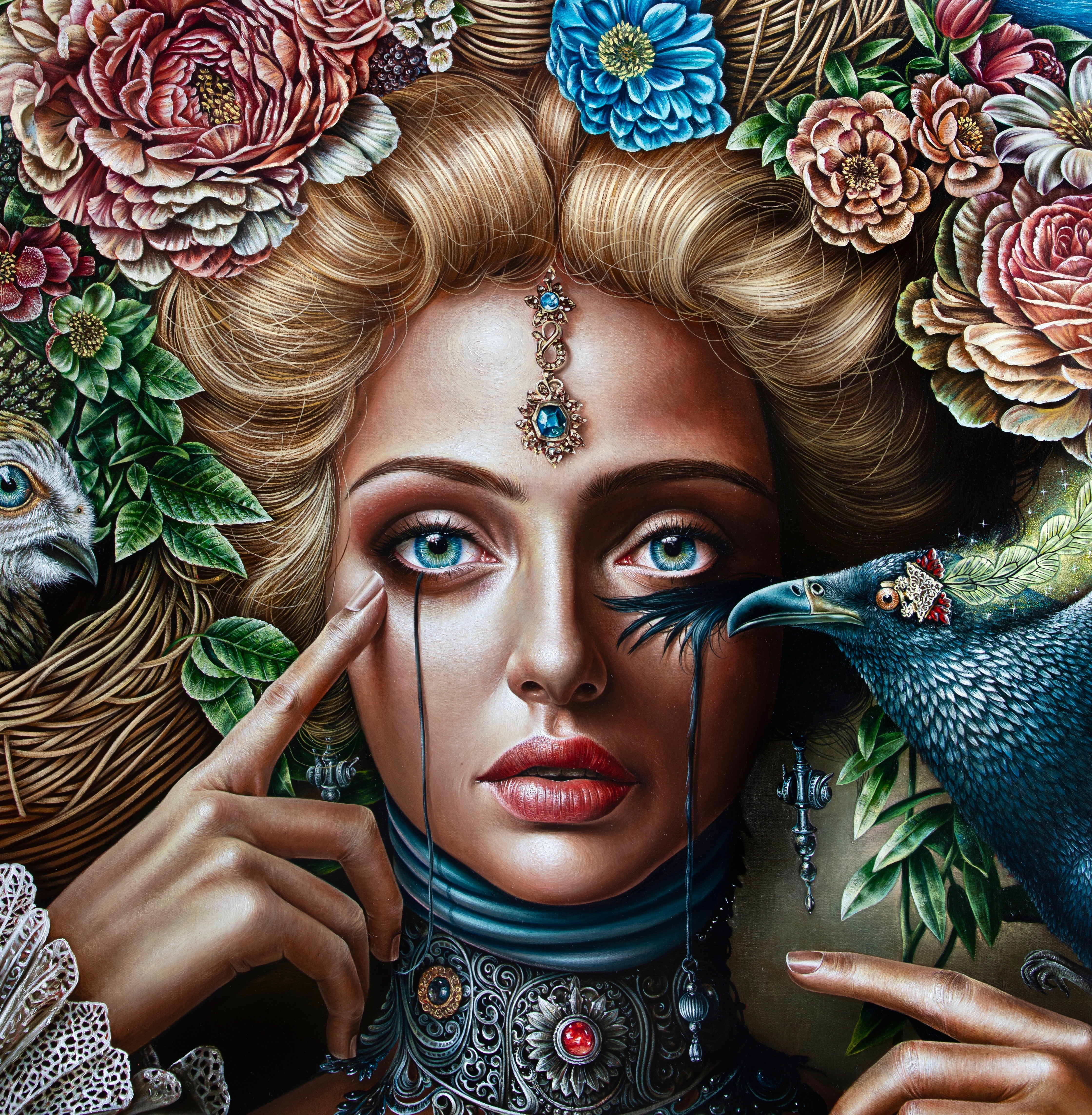 Only This and Nothing More Original Painting Detail