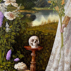 "Pasiphaë" Original Painting 51" x 47" Oil on Linen thumbnail 2