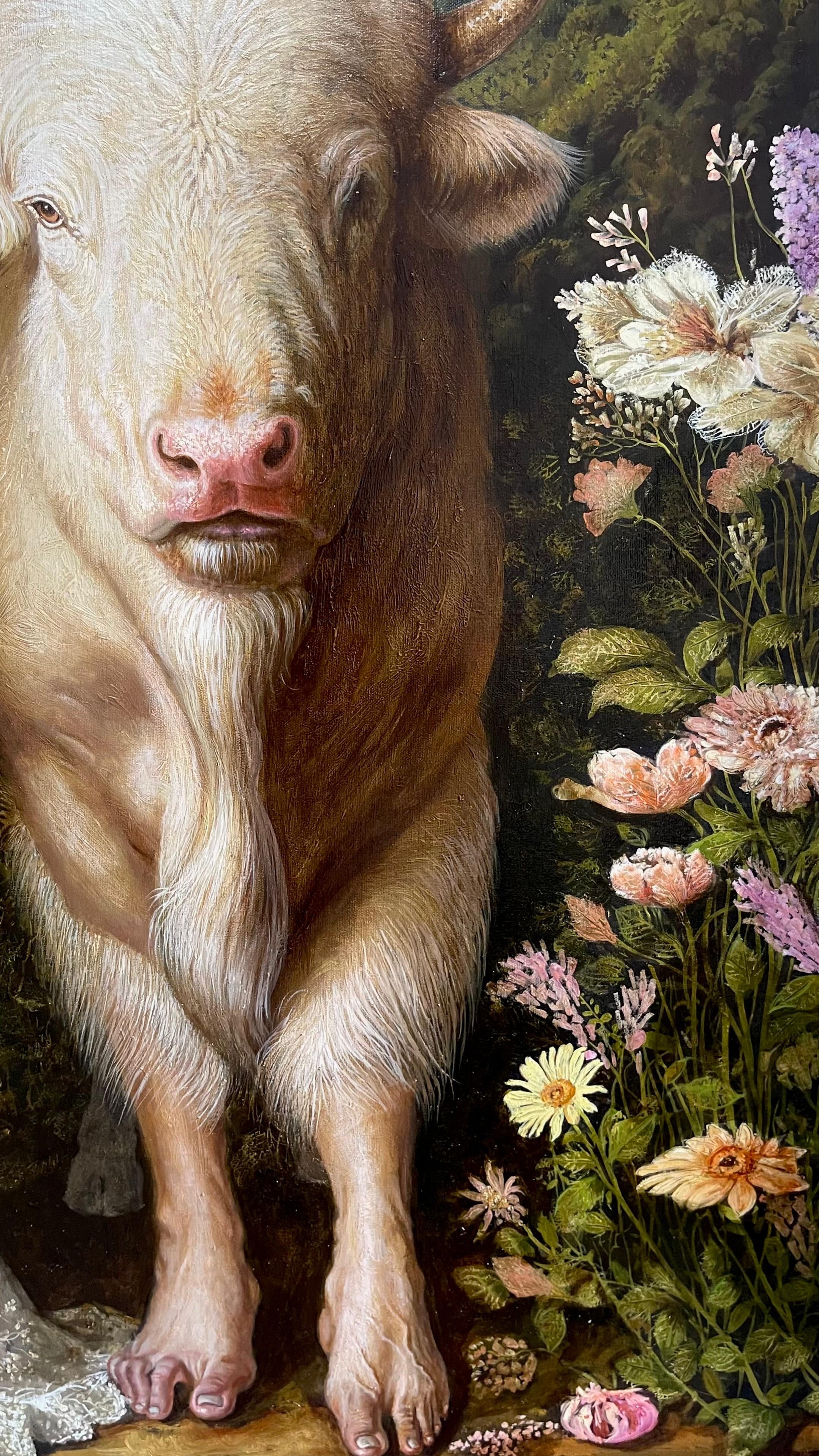 "Pasiphaë" Original Painting Detail