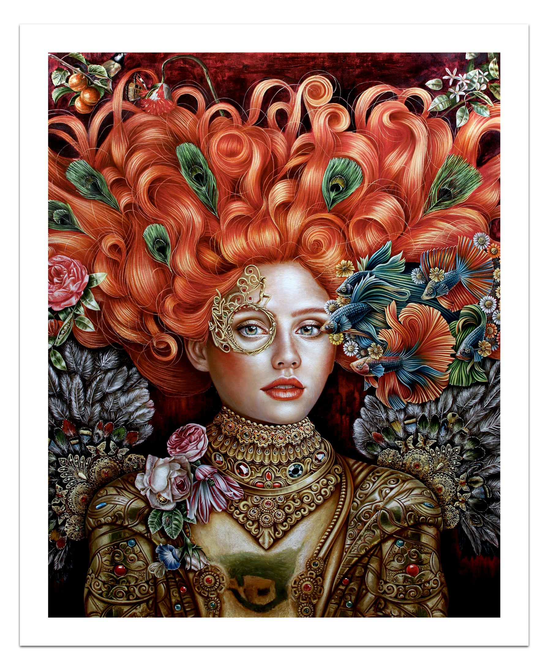 "Habito de lo Bello" 28x40 Print Limited Edition of 10 on Canvas by Luis E. Toledo available through Toledo’s Legacy