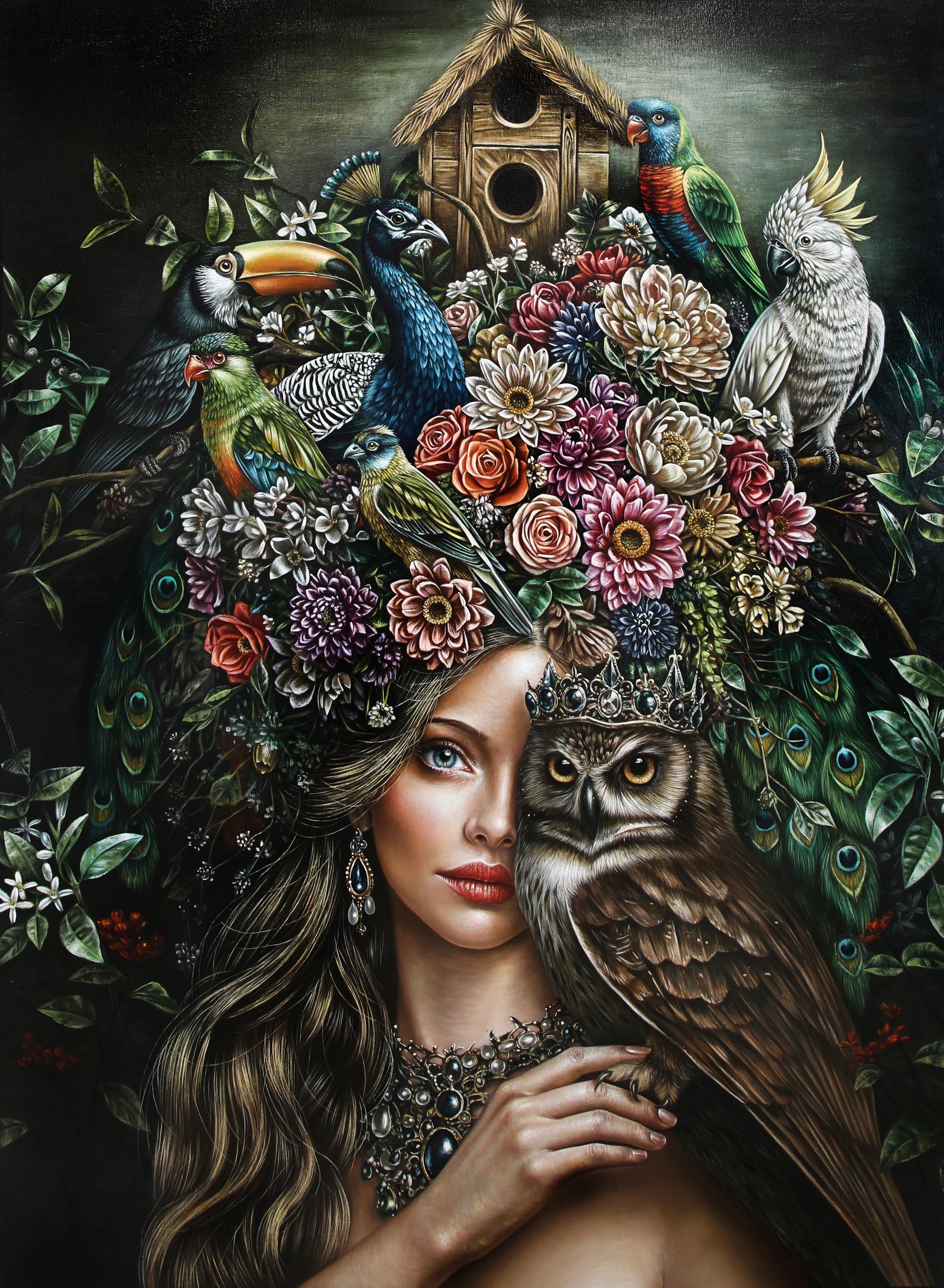 Oráculo de las Mil Alas – 29 × 40 Limited Edition Canvas Print by Luis E. Toledo available through Toledo’s Legacy