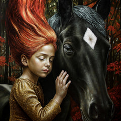 "Pacto Ancestral de los Espiritus" II Painting 60x72 Oil on Linen thumbnail 2