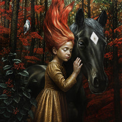 "Pacto Ancestral de los Espiritus" II Painting 60x72 Oil on Linen thumbnail 1