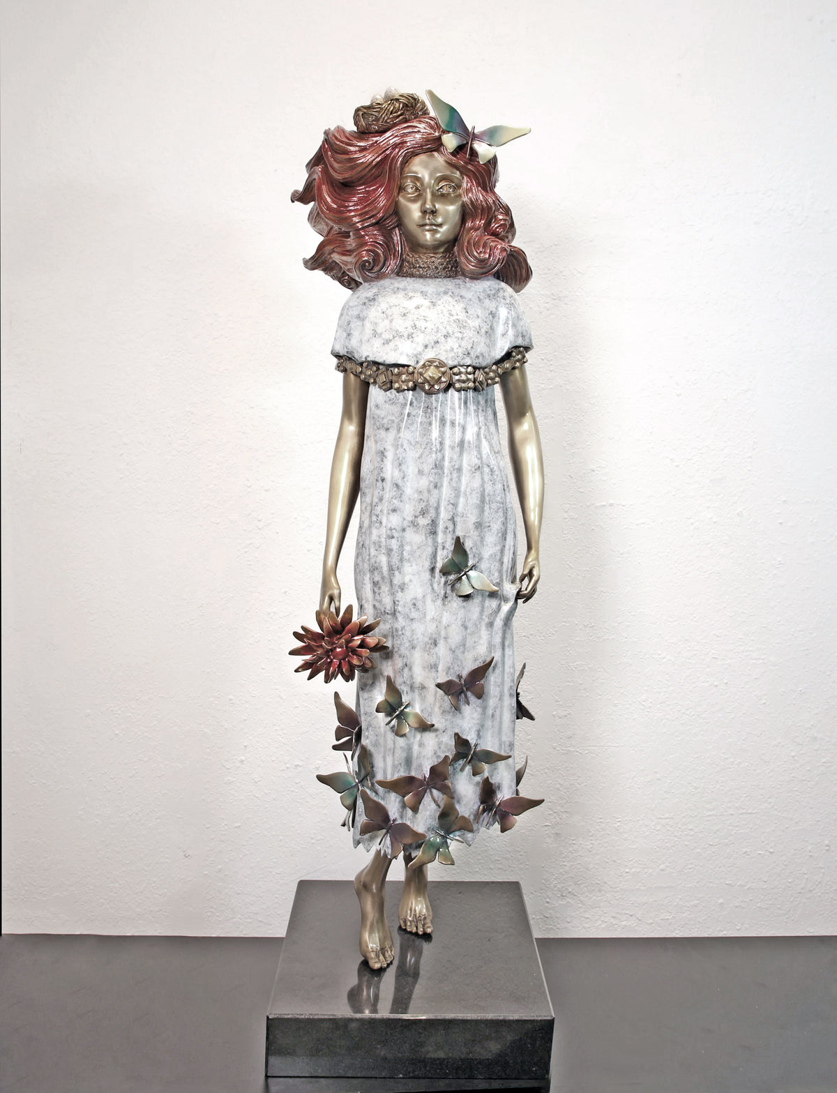 "Primavera" Bronze Sculpture - Original Work by Luis E. Toledo