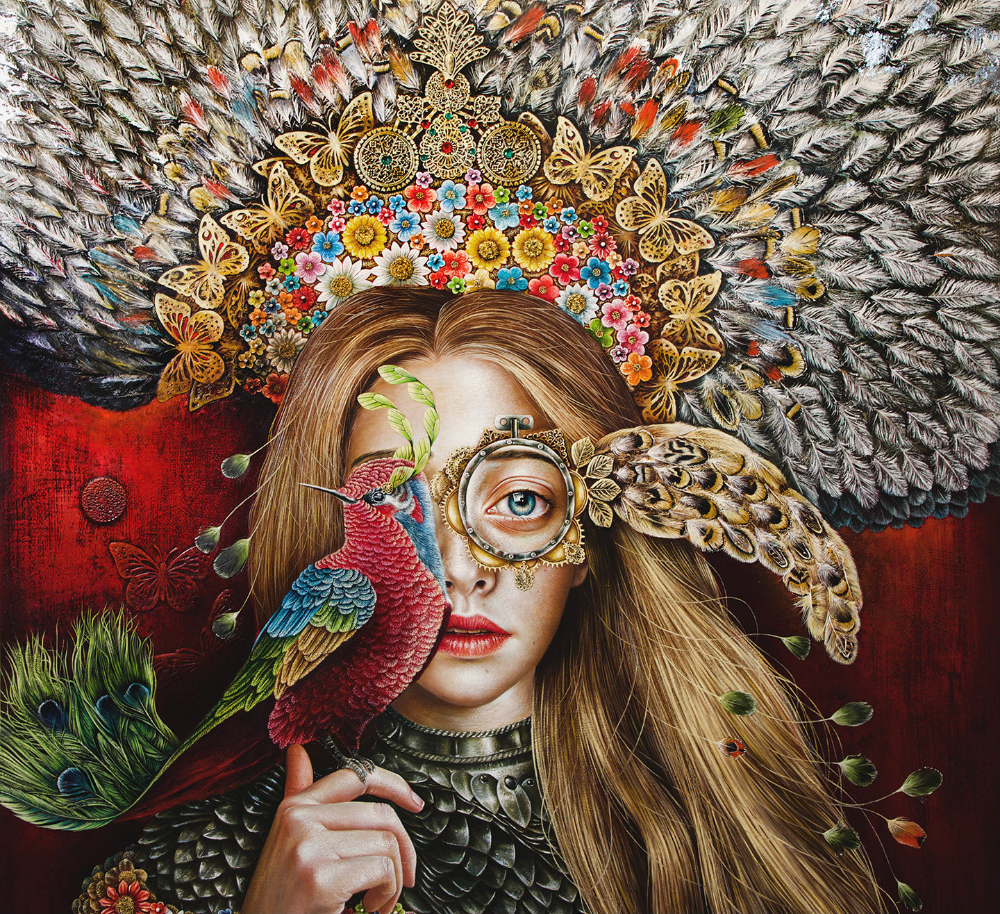 Close up of Original Painting