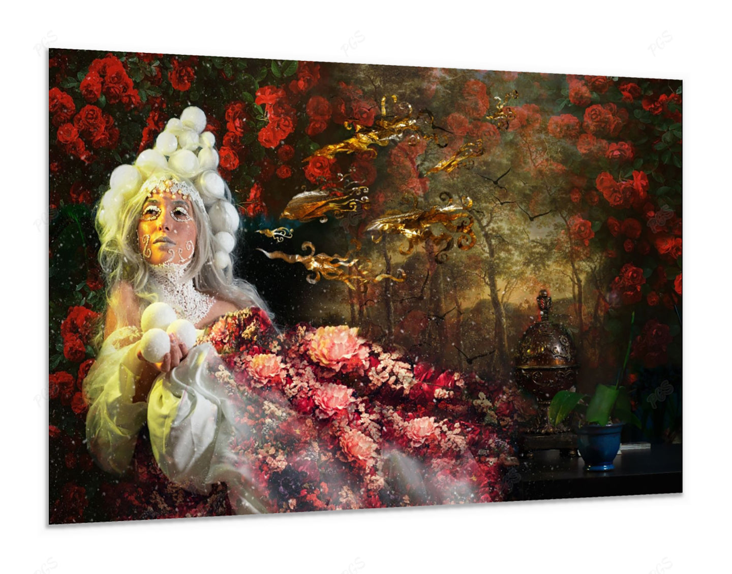 Dreaming of an Unusual Sea Direct on Aluminum 55" x 36" Limited Edition of 2 by Luis E. Toledo available through Toledo’s Legacy