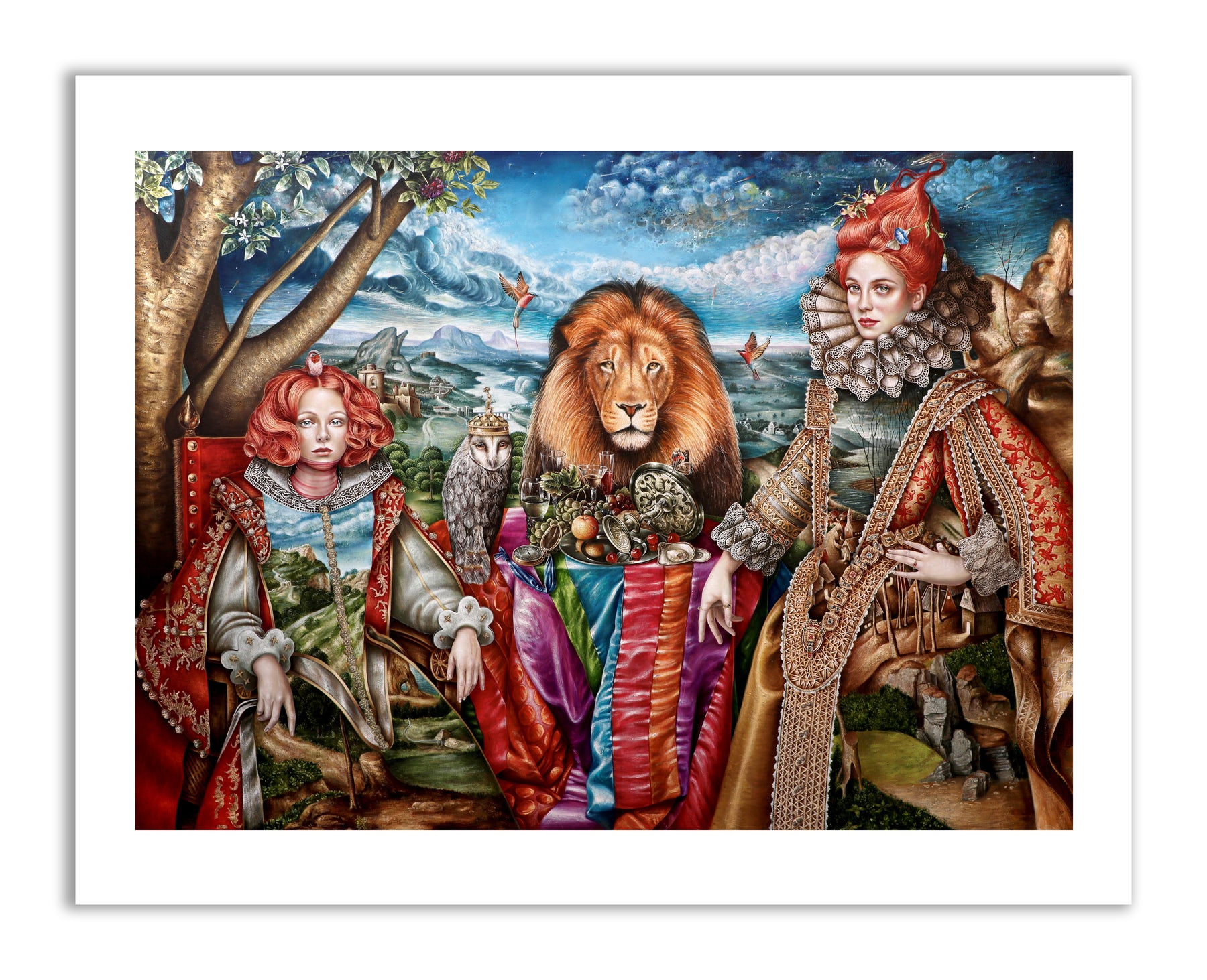 Evocacion De Una Noche 72x52 Original Oil on Linen Painting by Luis E. Toledo available through Toledo’s Legacy
