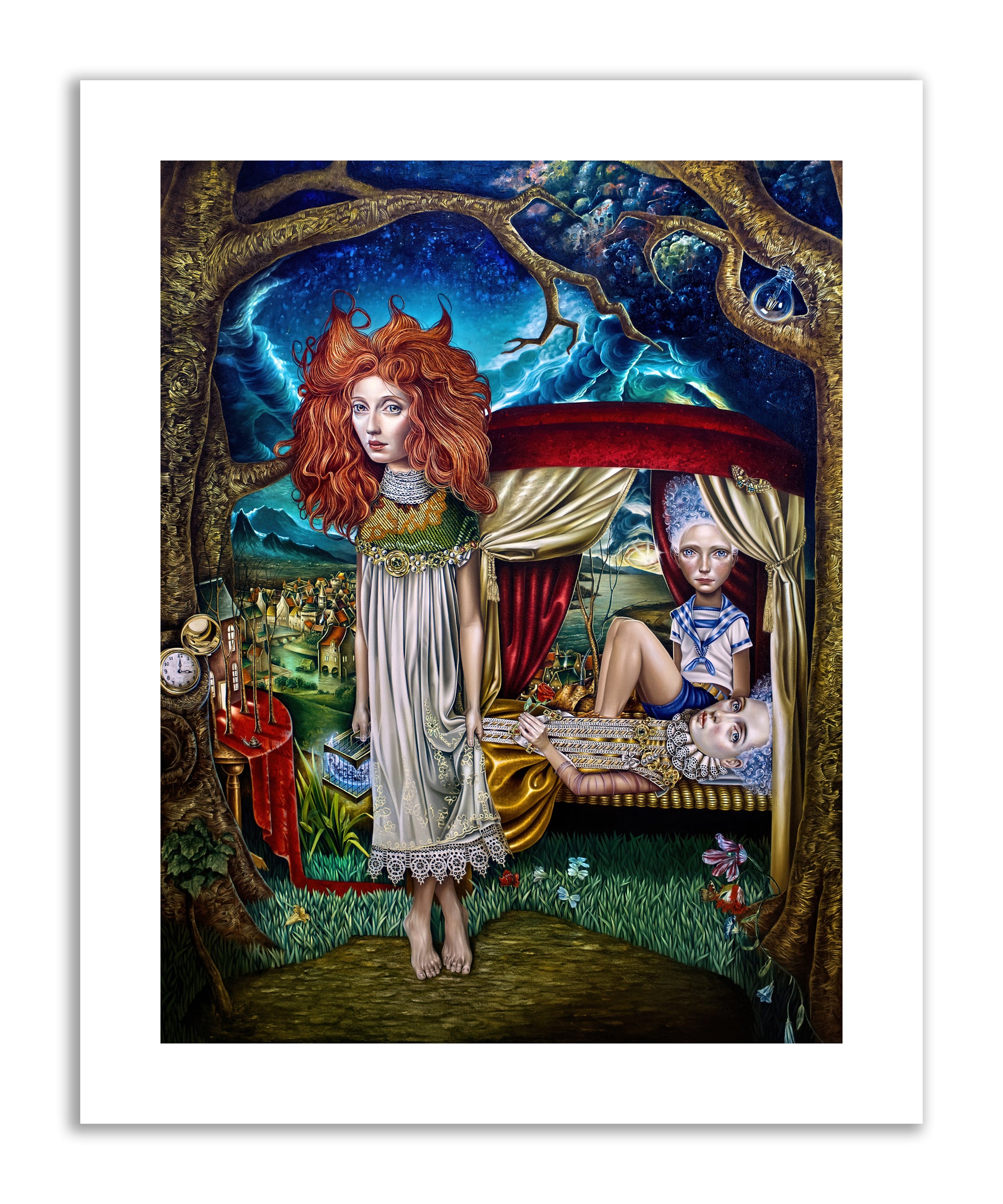 "Fabulacion de un Sueño" 28x40 Limited Edition Print of 10 by Luis E. Toledo available through Toledo’s Legacy