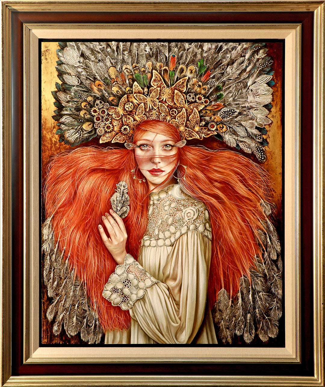 Sueño De Otra Luz Original Painting Framed