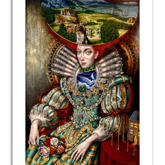 "Mother of Words" 28x40 Limited Edition Print of 10 on Canvas thumbnail 1