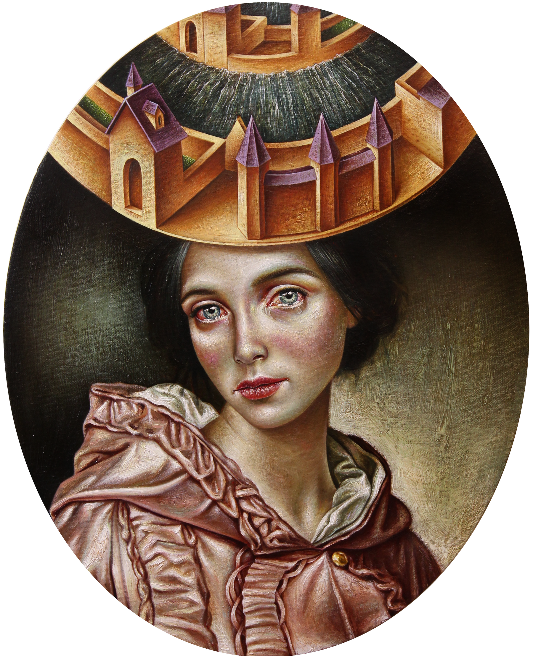 Mundo Interior 3 Original Oil Painting by Luis E. Toledo available through Toledo’s Legacy