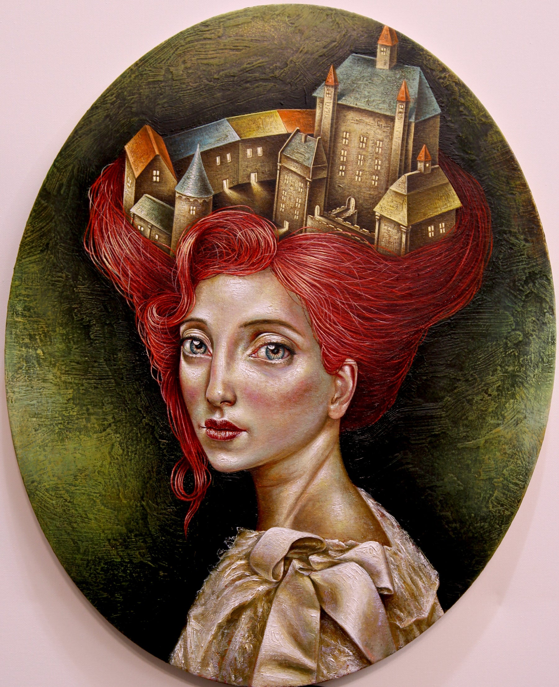 Mundo Interior Original Oil Painting by Luis E. Toledo available through Toledo’s Legacy