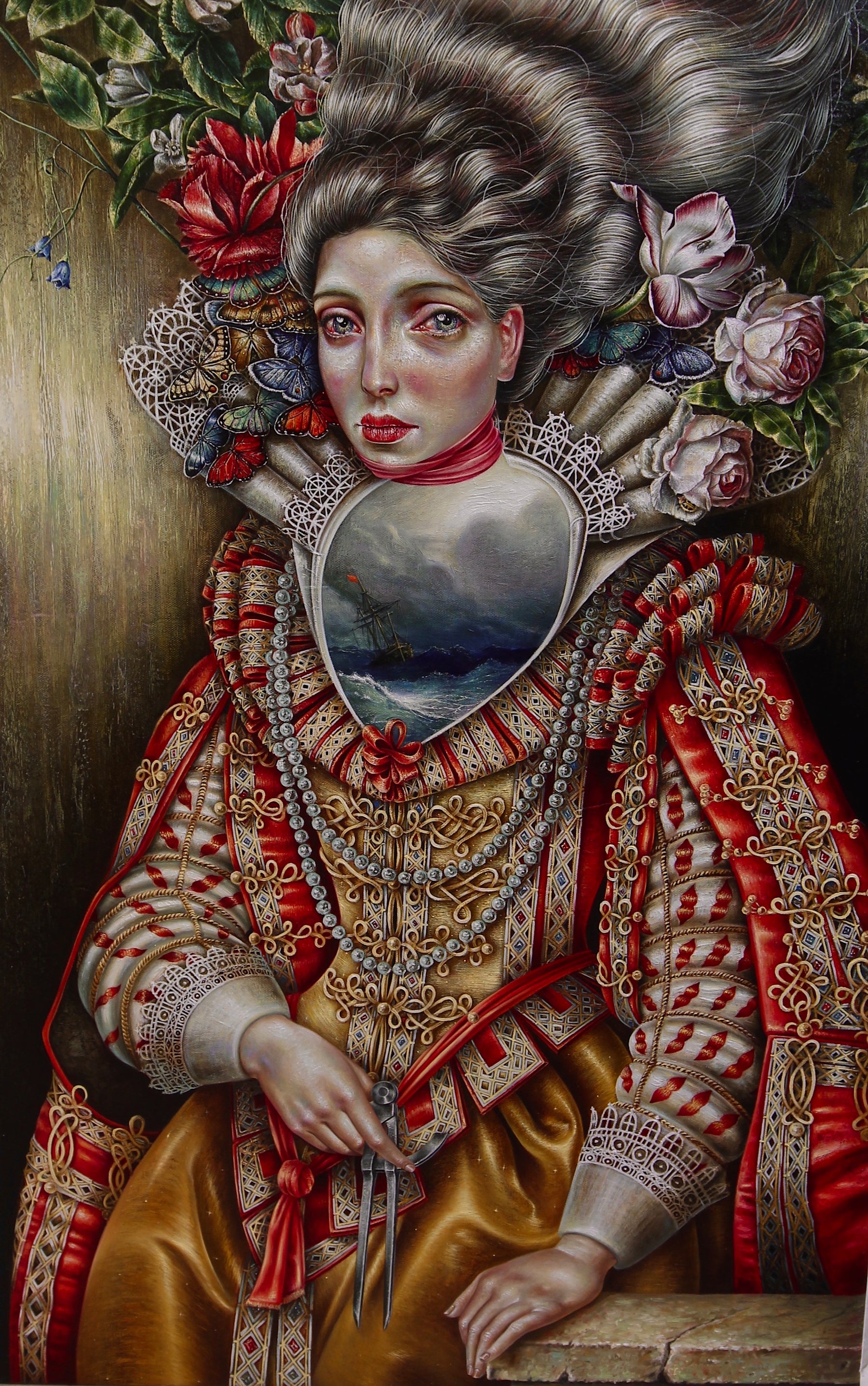Naufragios del Alma Original Oil Painting by Luis E. Toledo available through Toledo’s Legacy