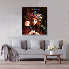 Ofelia y la Primavera Direct on Aluminum 48" x 53" Limited Edition of 2 thumbnail 2