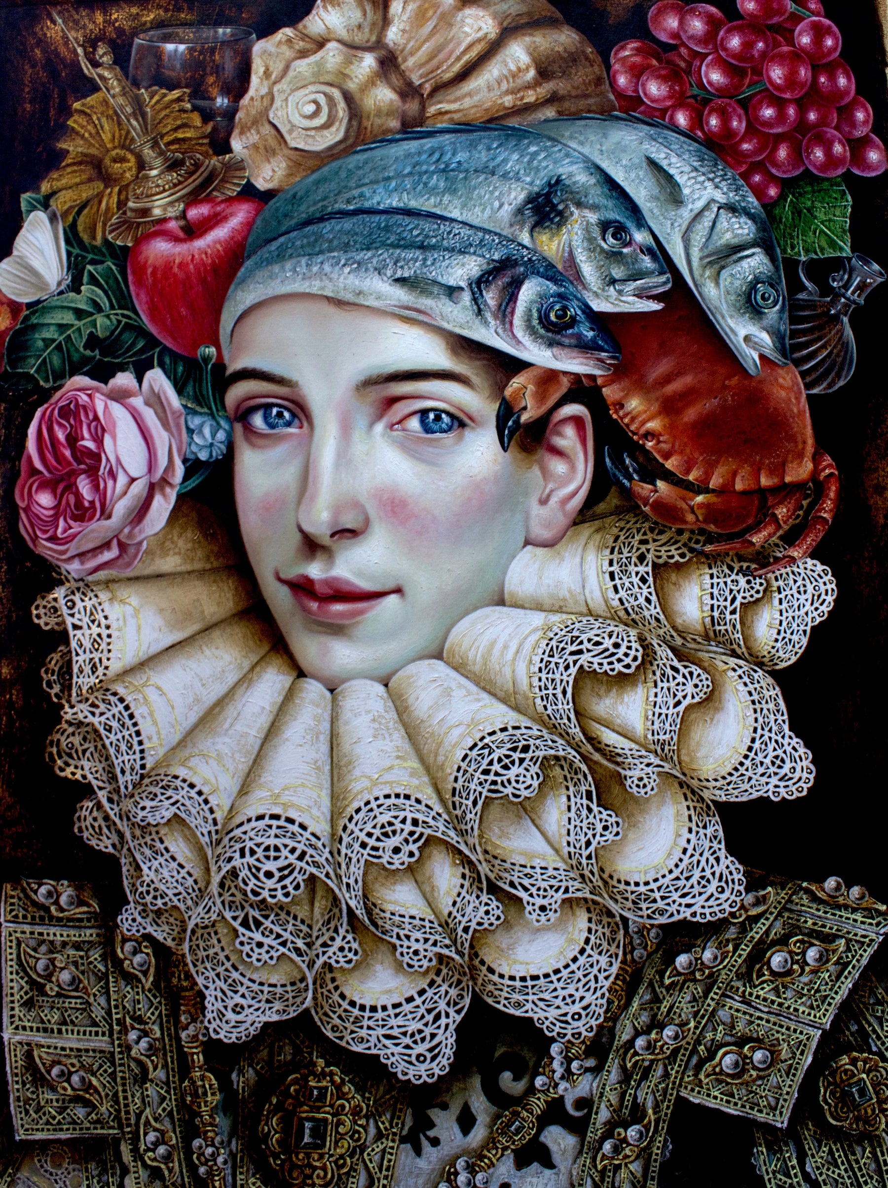 Puer  Aeternus Original Oil Painting by Luis E. Toledo available through Toledo’s Legacy