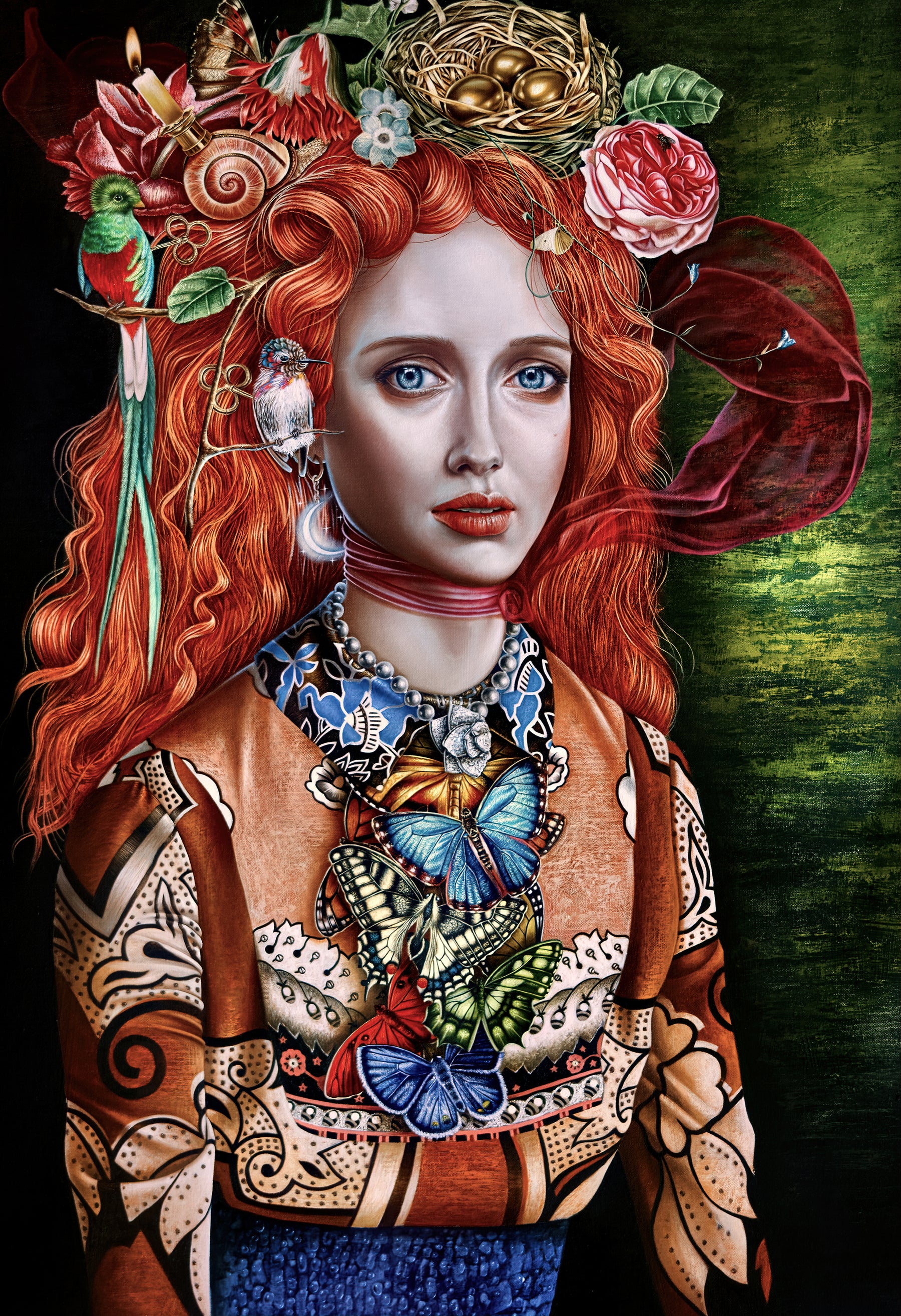 Rara Avis Original Oil Painting by Luis E. Toledo available through Toledo’s Legacy