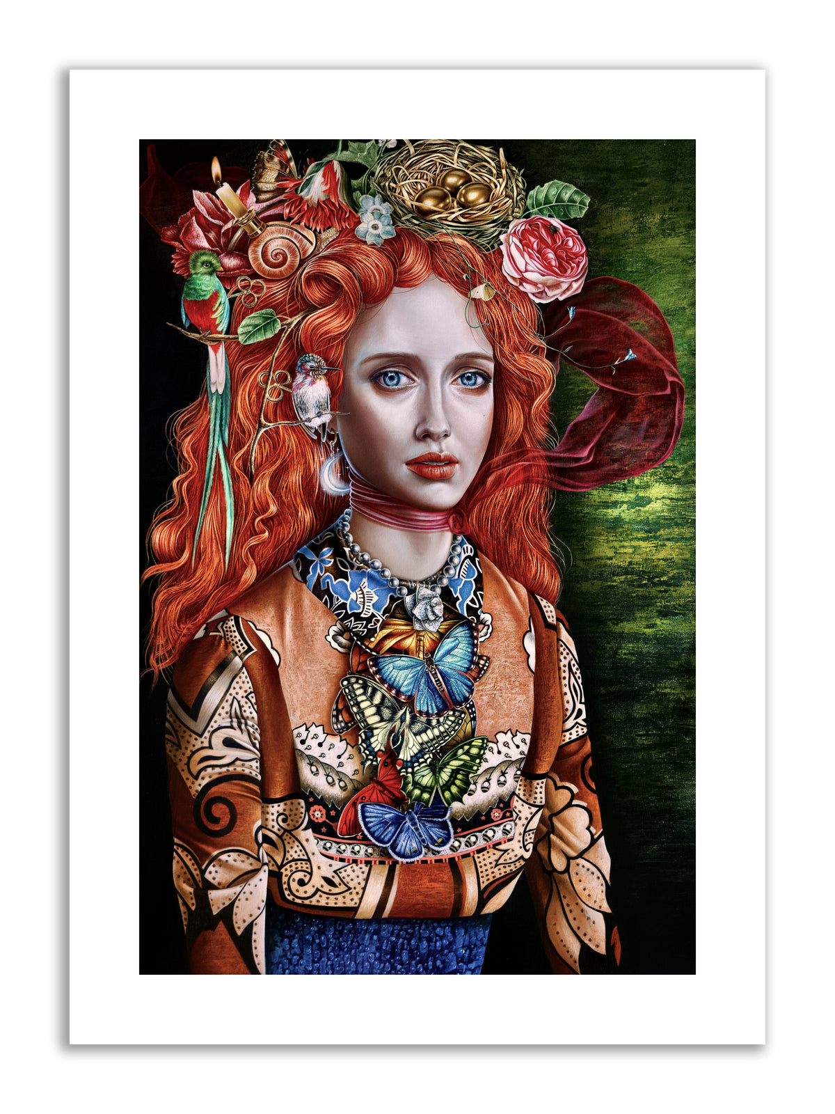 "Rara Avis" 28x40 Limited Edition Print of 10 on Canvas - Original Work by Luis E Toledo Art