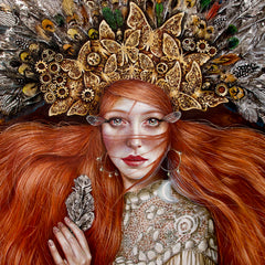"Sueño De Otra Luz" Original Painting Series 1 of 4 thumbnail 2