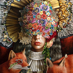 The Divine Intoxication Original Oil Painting. thumbnail 1