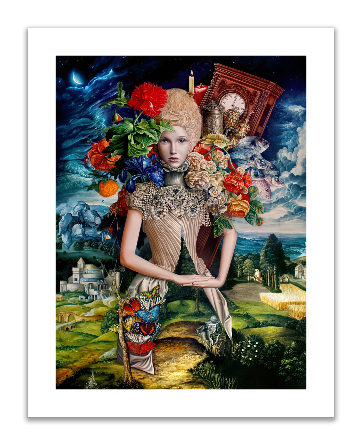 The Mistress of the Mantle 28x40 Limited Edition Print of 10 - Original Work by Luis E Toledo Art