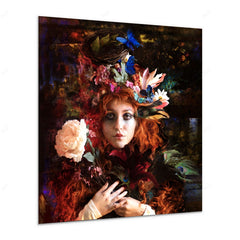 Ofelia y la Primavera Direct on Aluminum 48" x 53" Limited Edition of 2 thumbnail 1