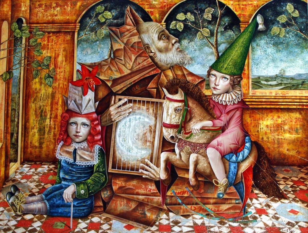Genesis Original Oil Painting - Original Work by Luis E Toledo Art