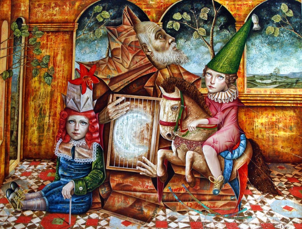Genesis Original Oil Painting by Luis E. Toledo available through Toledo’s Legacy
