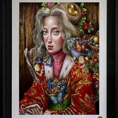 "Delirios en Rojo" 28x40 Limited Edition Print of 10 on Canvas thumbnail 2