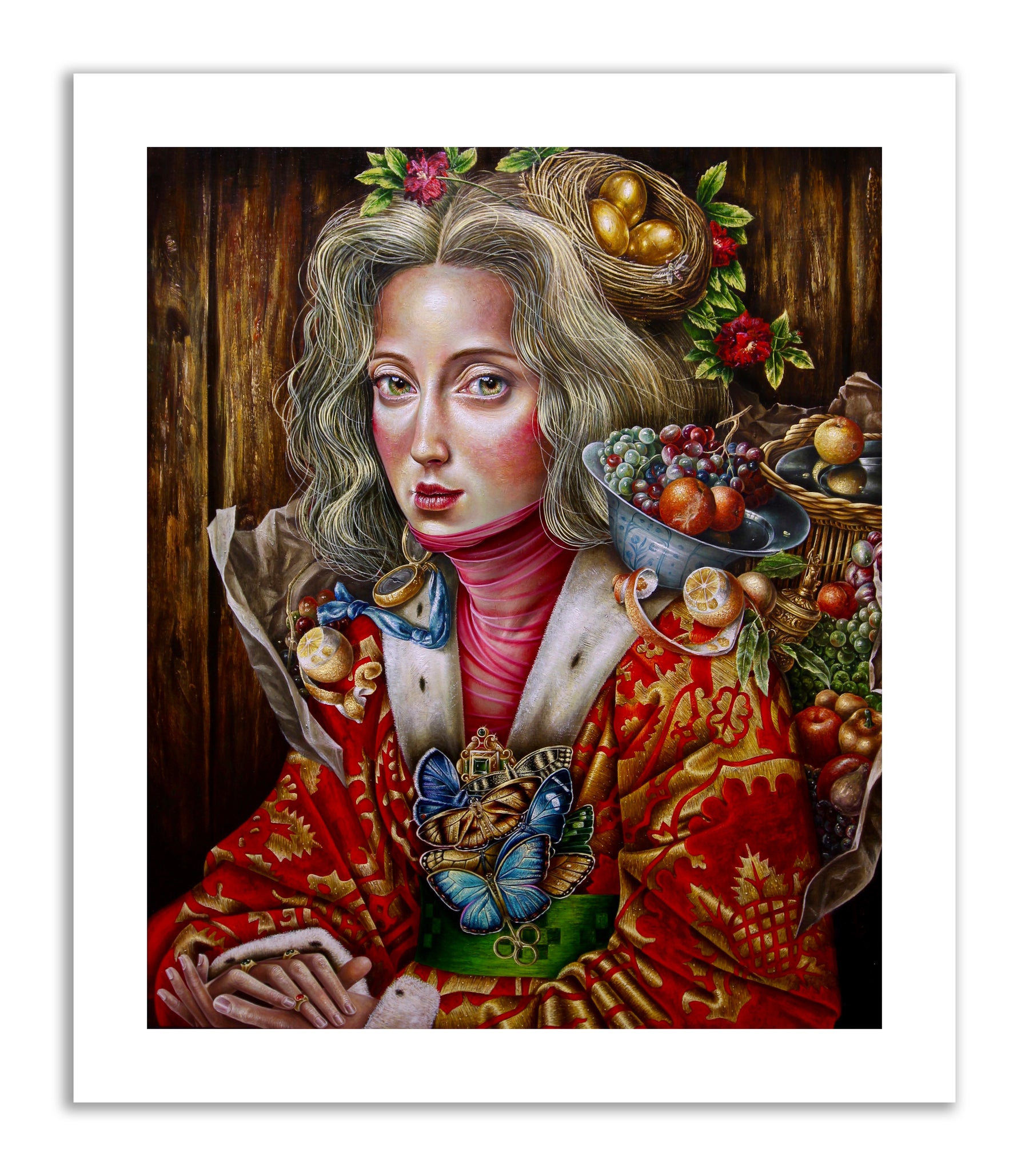 "Delirios en Rojo" 28x40 Limited Edition Print of 10 on Canvas by Luis E. Toledo available through Toledo’s Legacy