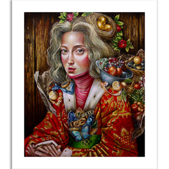 "Delirios en Rojo" 28x40 Limited Edition Print of 10 on Canvas thumbnail 1