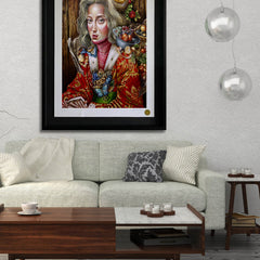 "Delirios en Rojo" 28x40 Limited Edition Print of 10 on Canvas thumbnail 3