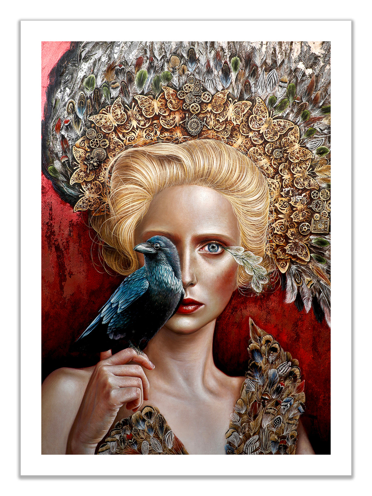 "Nevermore" 28x40 Print Limited Edition of 10 on Canvas - Original Work by Luis E Toledo Art