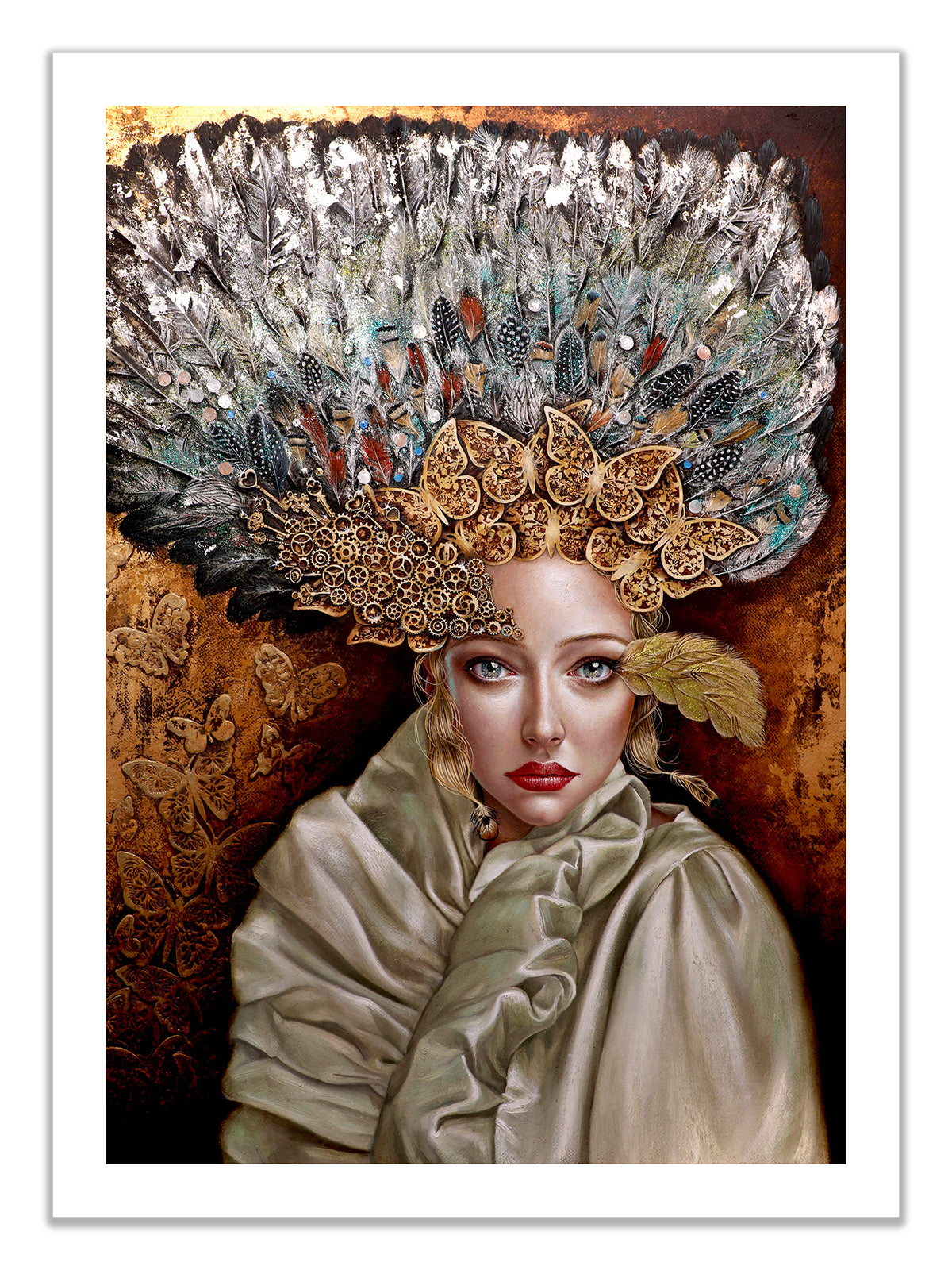 "Sueño De Otra Luz 2" 28x40 Print Limited Edition of 10 on Canvas - Original Work by Luis E Toledo Art