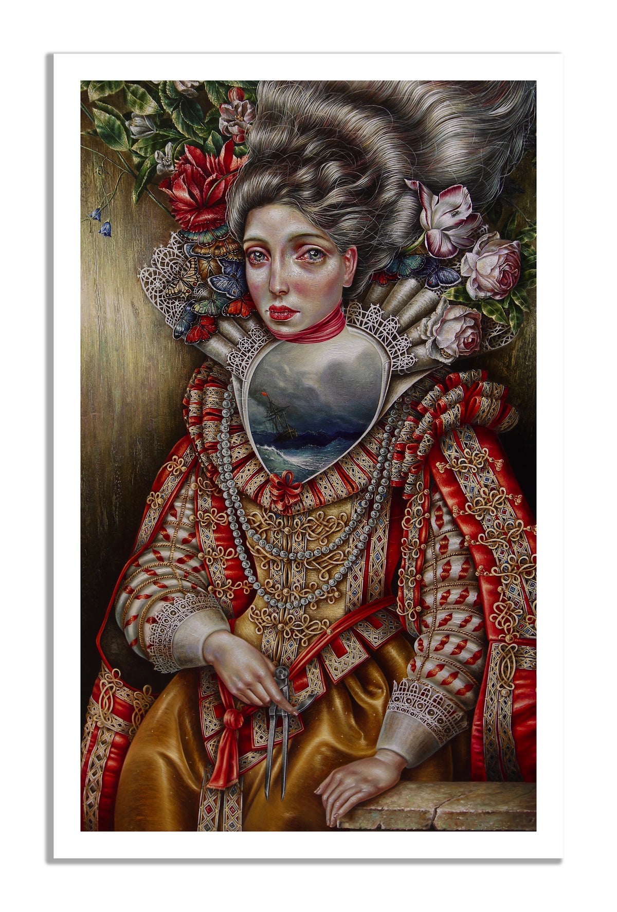 "Naufragios del Alma" 28x40 Limited Edition Print of 10 on Canvas - Original Work by Luis E Toledo Art